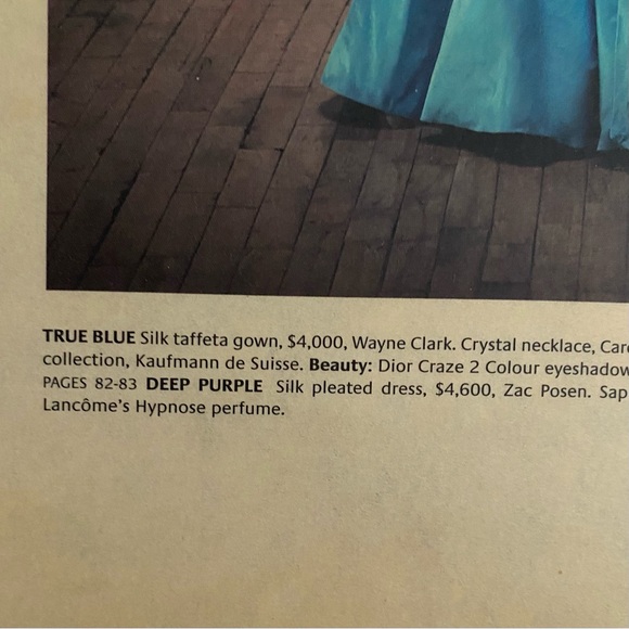 Wall Decor- Zac Posen Gown- - Picture 2 of 3